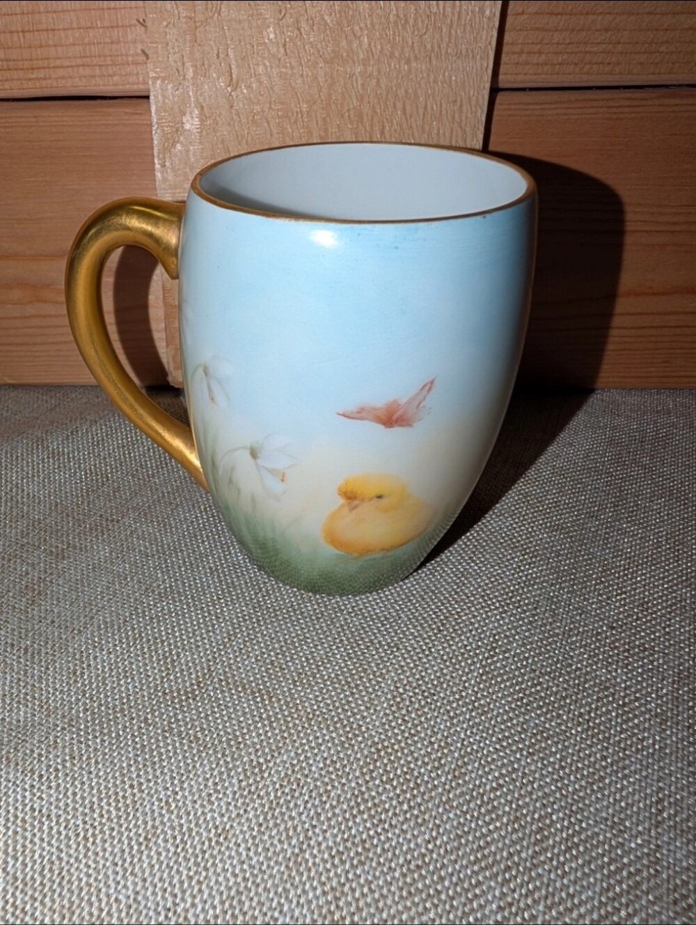 Antique-Handpainted T&V Teacup, Limoges France.